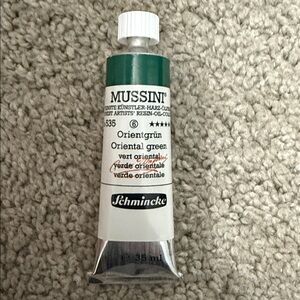 Schmincke Mussini Oriental Green Oil Paint – 35ml Resin-Oil Colour